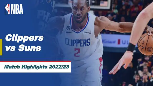 Berita Video, Highlights NBA Playoffs gim pertama antara Phoenix Suns Vs LA Clippers pada Senin (17/4/2023)