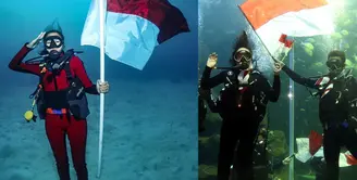 Kibarkan Bendera dalam air