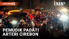 PEMUDIK PADATI RUAS ARTERI KOTA CIREBON