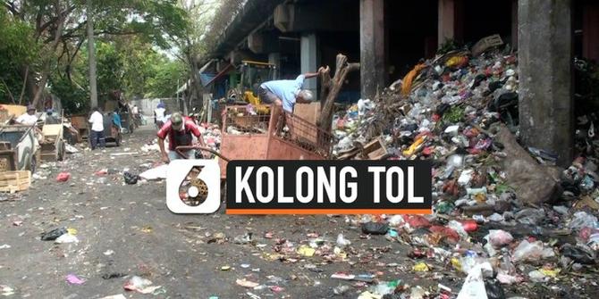 VIDEO: Kolong Tol Wiyoto Wiyono Jadi Tempat Penampungan Sampah