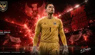 Cover Emil Audero - Timnas Indonesia. (Bola.com/Ai-Generated Image)