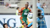Keith Kayamba Gumbs saat memperkuat Sriwijaya FC (AFP/Jung Yeon-Jae)