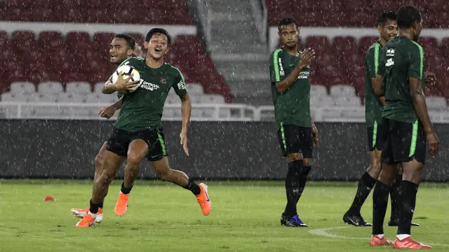 Latihan Timnas Indonesia