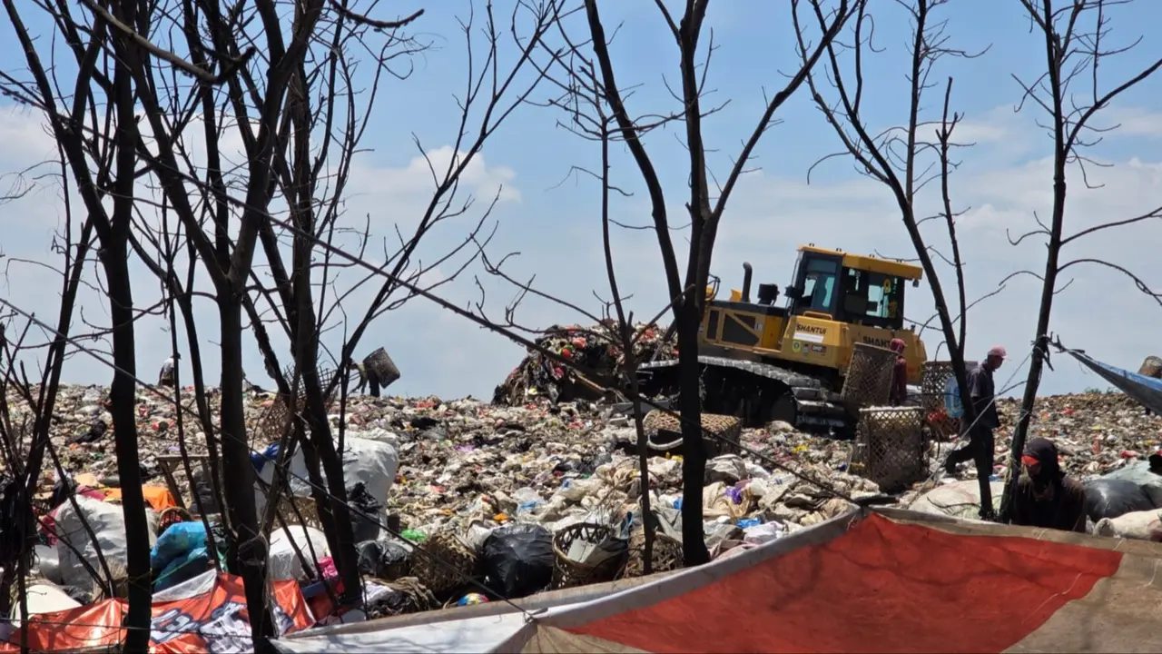 Tempat Pembuangan Akhir (TPA) Galuga, Kabupaten Bogor, Jawa Barat. (Foto: Liputan6.com/Achmad S)