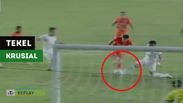 VIDEO: Tekel Berani dan Krusial Maman Cegah Persija Kebobolan