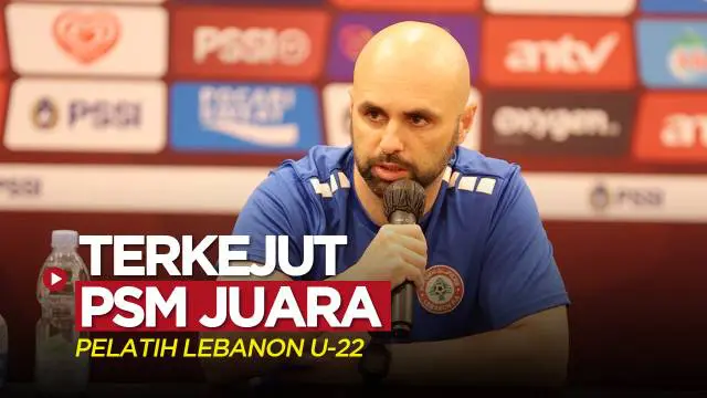 Berita video Pelatih Timnas Lebanon U-22, Miguel Moreira, mengungkapkan bahwa sesuatu yang mengejutkan baginya PSM Makassar menjadi juara BRI Liga 1 2022/2023, Kamis (13/4/2023).
