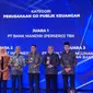 Bank Mandiri menyabet gelar Juara 1 di ajang penganugerahan Annual Report Award (ARA) 2022 dalam kategori Go Publik Keuangan. (Foto: Istimewa)