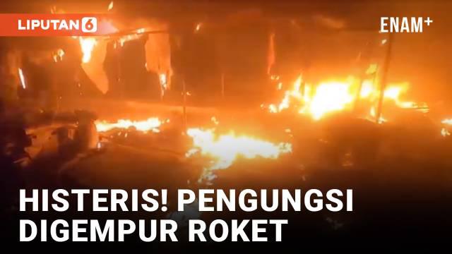 Kamp pengungsian di kawasan Suriah tiba-tiba digempur serangan roket. Gempuran roket ini menewaskan sedikitnya 2 orang.