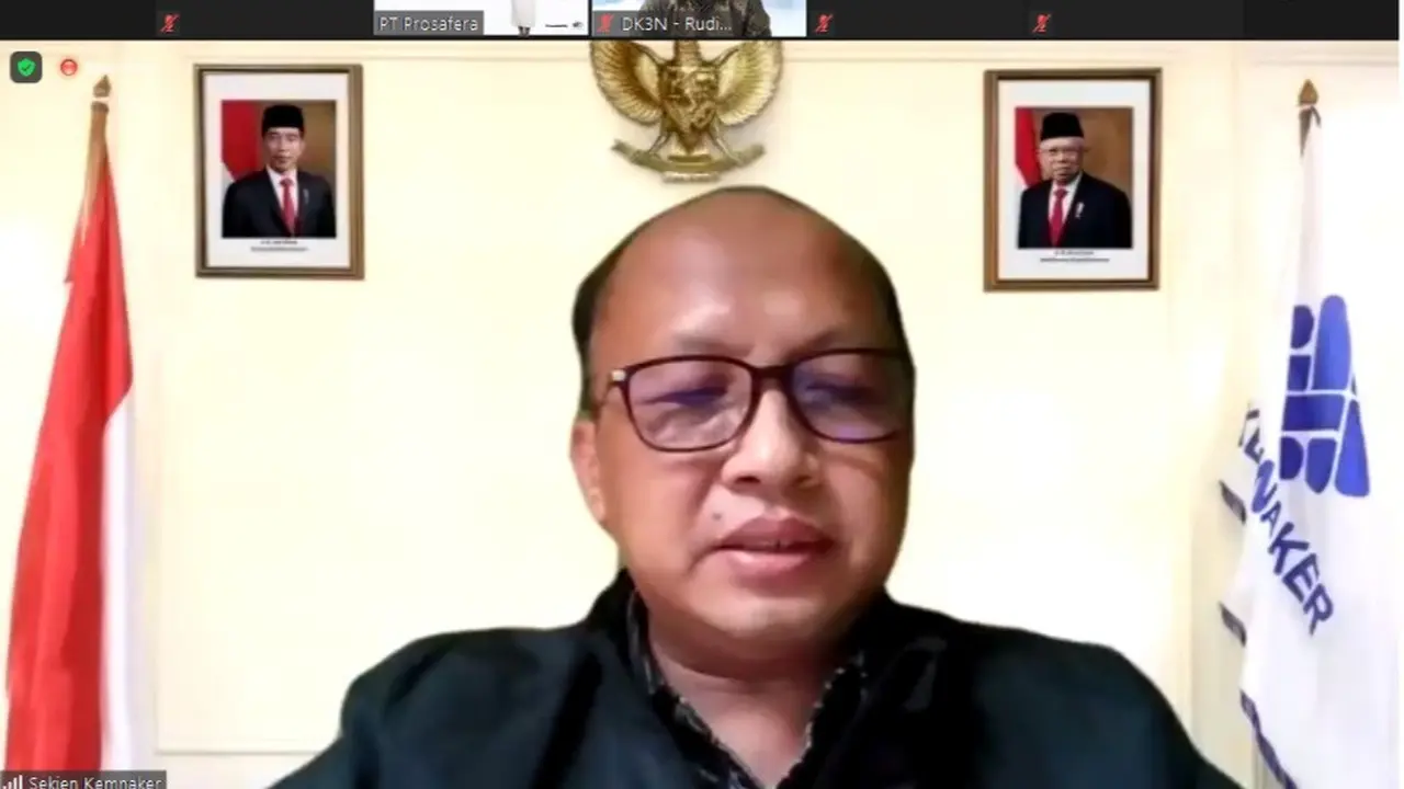 Sekjen Kemnaker Minta Perusahaan Tekan Angka Kecelakaan Kerja
