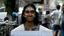 Berdasarkan sebuah catatan, ada sekitar 968 juta warga India memiliki hak memilih pada Pemilu 2024. (R. Satish BABU/AFP)