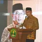 Ridwan Kamil saat memberi sambutan dalam acara Silaturahmi Gubernur dengan Jaksa Agung, di Kantor Sekretariat Paguyuban Pasundan, Kota Bandung, Minggu (17/11/19). (Foto:@Humas Jabar)