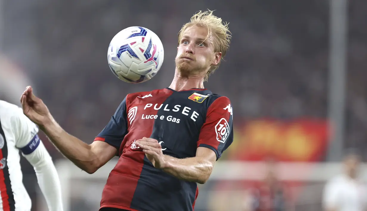 Sementara Genoa ada di urutan ke-14 dengan delapan poin. (Tano Pecoraro/LaPresse via AP)