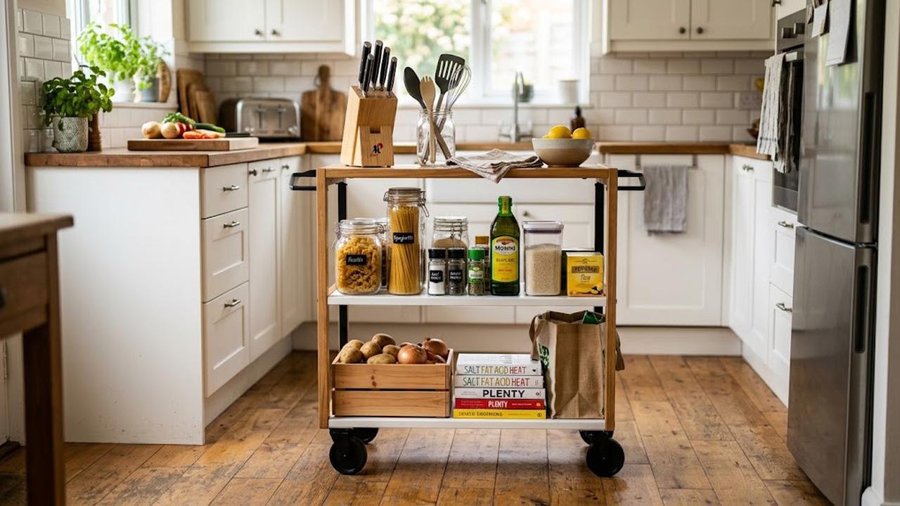 Ide Rak Tambahan untuk Dapur Tanpa Renovasi