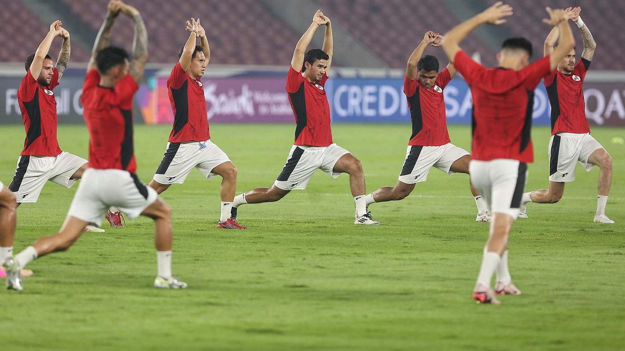 FOTO: Latihan Terakhir Timnas Indonesia Jelang Laga Melawan China