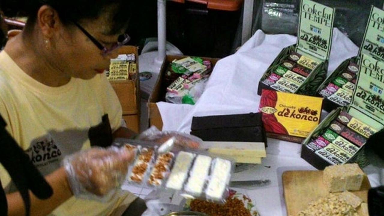 Intip pembuatan cokelat tempe, jajanan khas Kota Malang