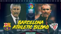 La Liga - Barcelona Vs Athletico Bilbao - Head to Head Pelatih (Bola.com/Adreanus Titus)
