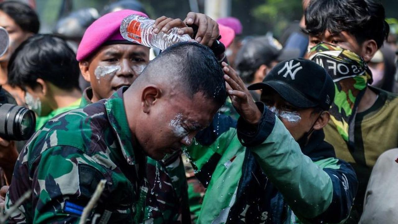 Kapuspen TNI Tegaskan Tak Ada Prajurit Ditangkap Polisi Saat Demo