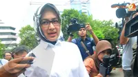 Pada awak media, Airin mengatakan jika suaminya tidak bersalah (Liputan6.com/ Abdul Aziz Prastowo).