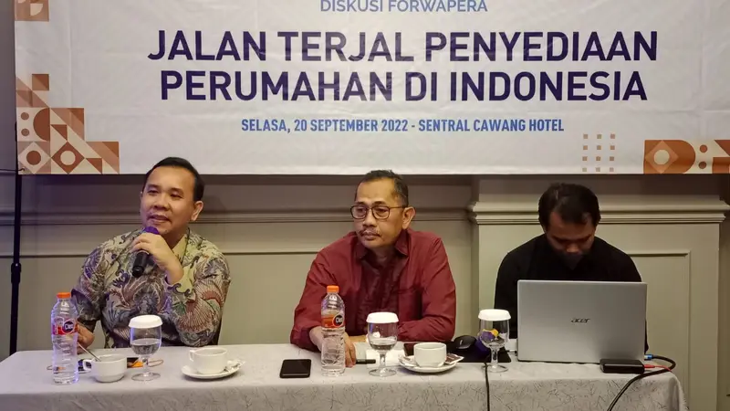 Diskusi Jalan Terjal Penyediaan Perumahan di Indonesia.