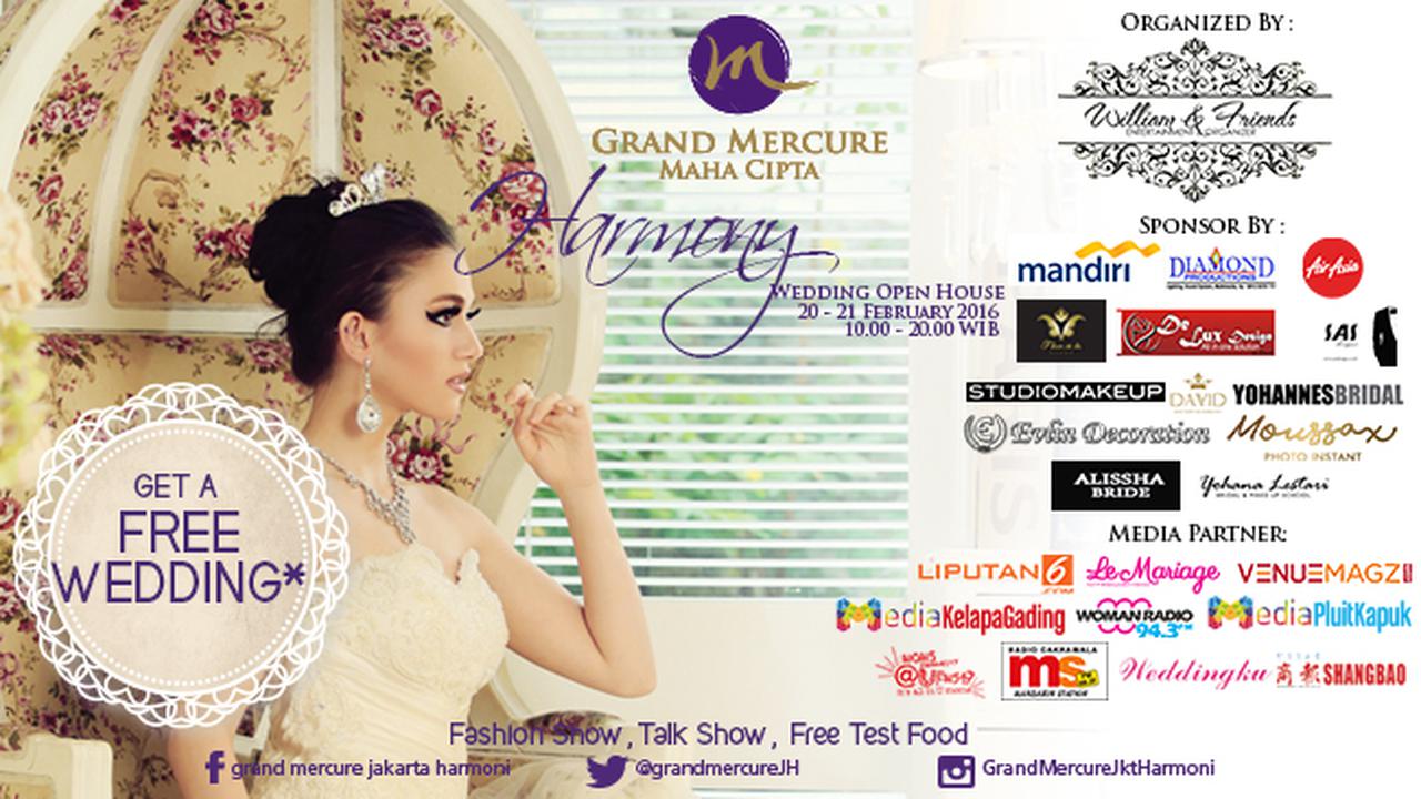 Grand Mercure Maha Cipta Jakarta Harmoni Gelar Wedding Open House