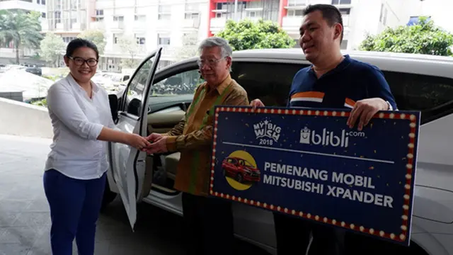 Kebahagiaan Pemenang Mitsubishi Xpander dari My Big Wish Blibli.com
