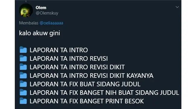6 Drama Folder Tugas Kuliah Ini Benar Adanya, Pernah Ngalamin?
