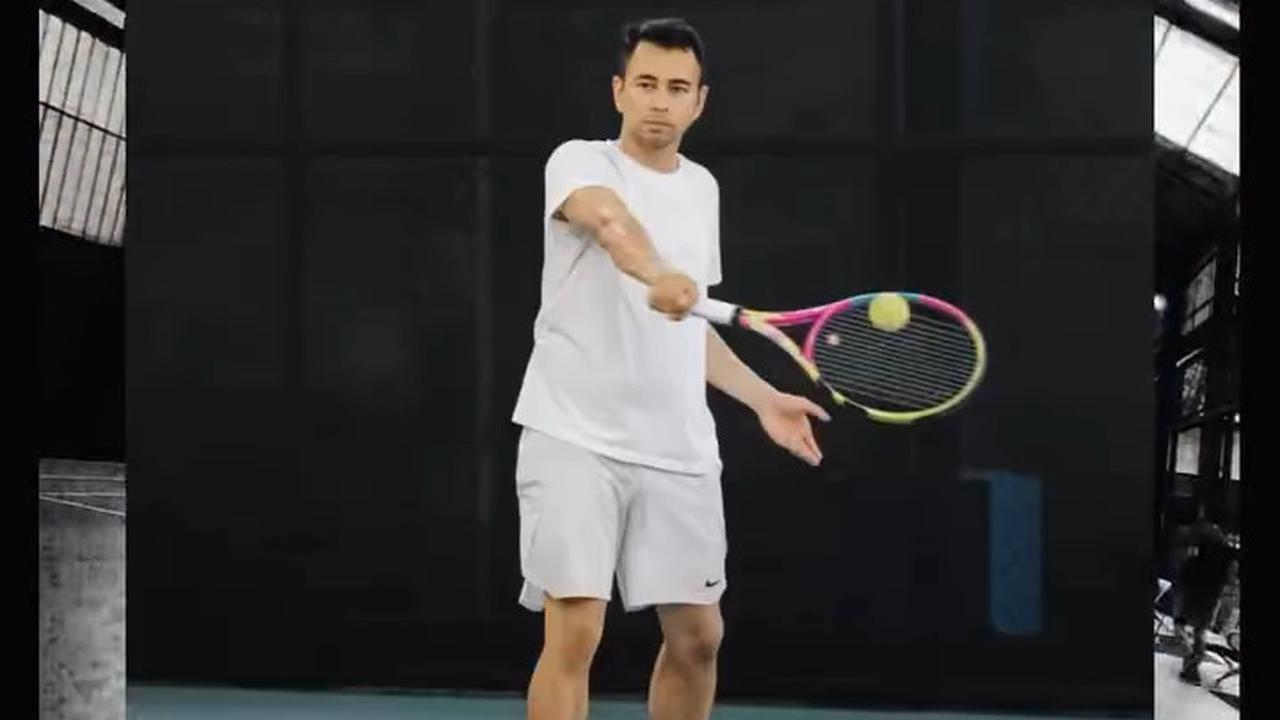 Potret Raffi Ahmad dan Nagita Slavina Latihan Tennis Bareng, Siap Buat Turnamen di Lagi-Lagi Tenis Internasional