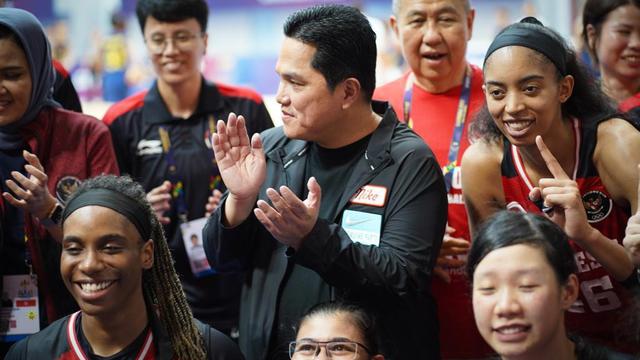 Erick Thohir Puji Timnas Basket Putri 5x5 Indonesia