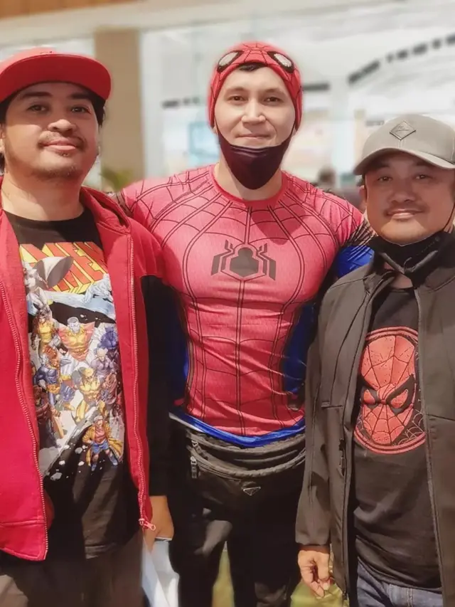 Marcelino Lefrandt nonton film Spider-Man No Way Home (Foto: Instagram/marcelinolefrandt)