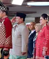 Presiden Joko Widodo mengakhiri tugasnya sebagai Inspektur Upacara di Upacara Penurunan Bendera Merah Putih saat HUT ke-79 RI di IKN. [Foto: Instagram/jokowi]