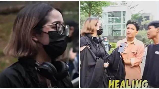 Potret 6 Artis yang Ikut 'Nongkrong' di Sudirman, Seru Bareng ABG Citayam