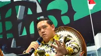 Anggota Komisi I DPR RI Dave Akbarshah Fikarno dalam Diskusi Dialektika Demokrasi bertajuk "KKB Papua Kembali Berulah, Dimana Kehadiran Negara?", di Kompleks Parlemen, Jakarta, Rabu (20/7).