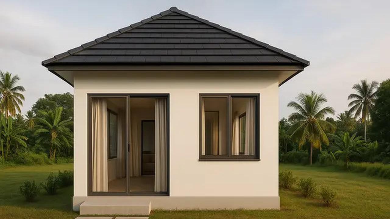 10 Gambar Rumah Sederhana 8x8 2025 Konsep Minimalis Modern, Punya Bentuk Cantik dan Nyaman Ditempati