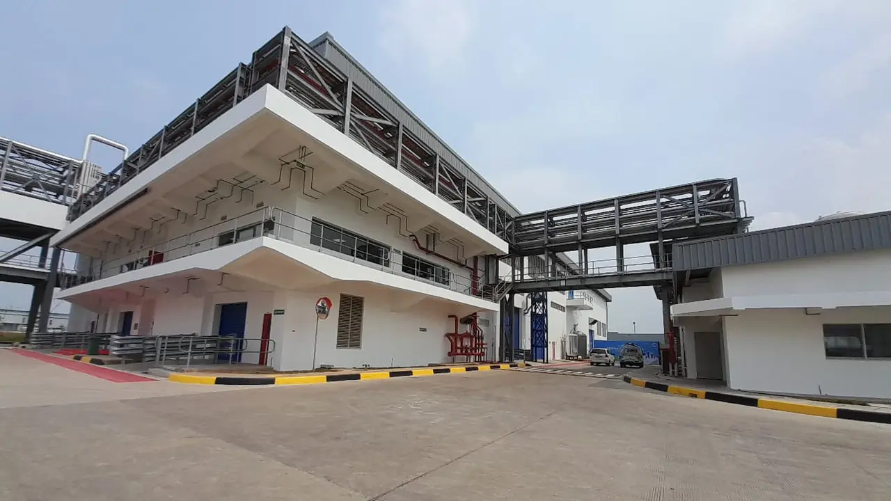 Salah satu sudut pabrik susu PT Frisian Flag Indonesia di Cikarang, Jawa Barat siap menjadi destinasi wisata Industri Kabupaten Bekasi. (Foto: Benedikta Desideria/Liputan6.com)