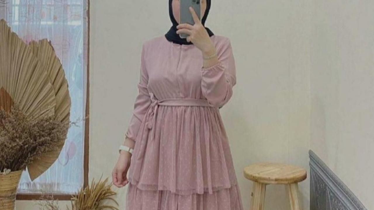Gamis Ruffle Layered