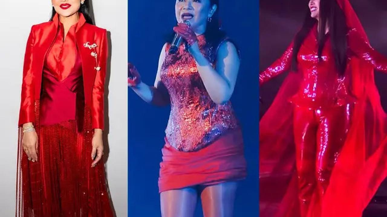 Gaya Kompak Tiga Diva Krisdayanti, Ruth Sahanaya, dan Titi DJ  di Satu Panggung, Tampil Energik di Usia 50an