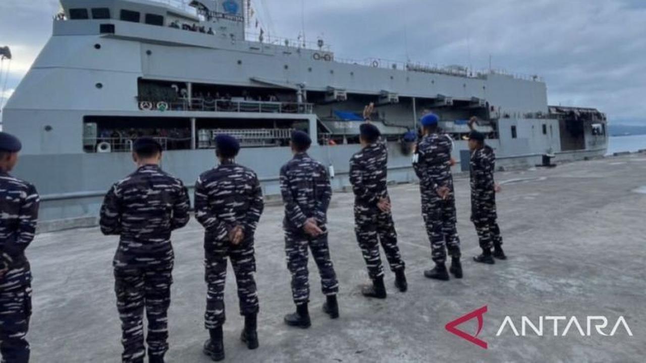 KRI Teluk Youtefa Diberangkatkan dari Ambon Dukung Operasi Trisula Jaya Perbatasan RI-PNG