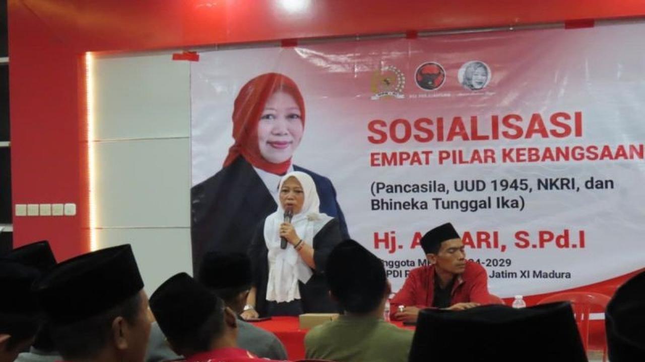 Anggota MPR Ajak Warga Pamekasan Perkuat Pondasi Etika dengan Empat Pilar Kebangsaan