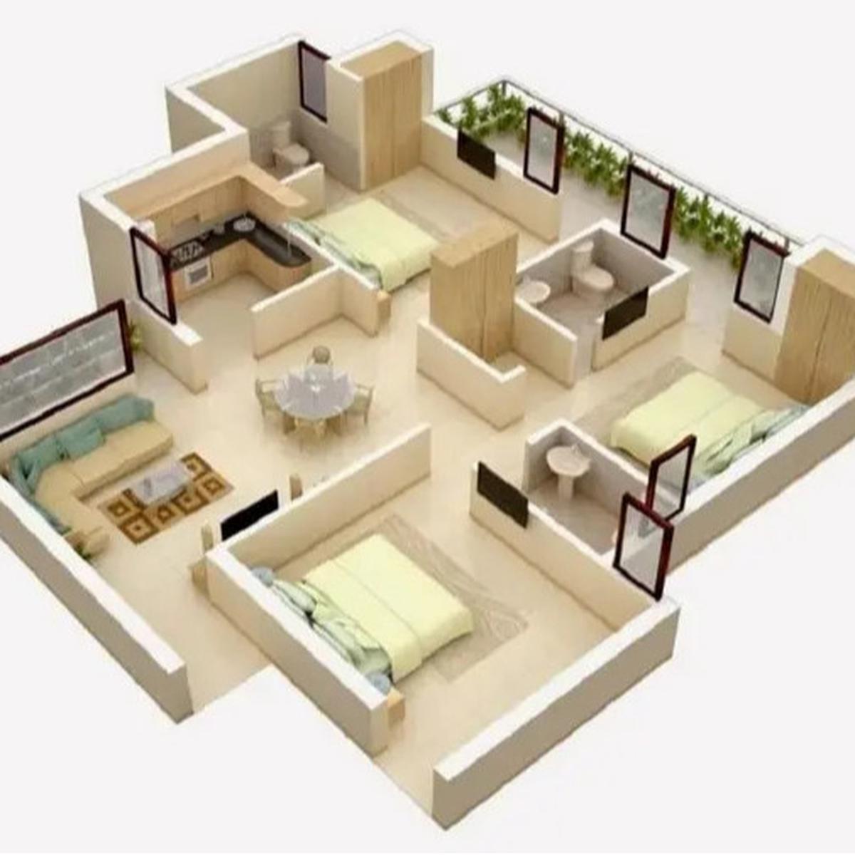 6 Inspirasi Desain Rumah Minimalis Modern 3 Kamar, Ideal untuk Keluarga Baru