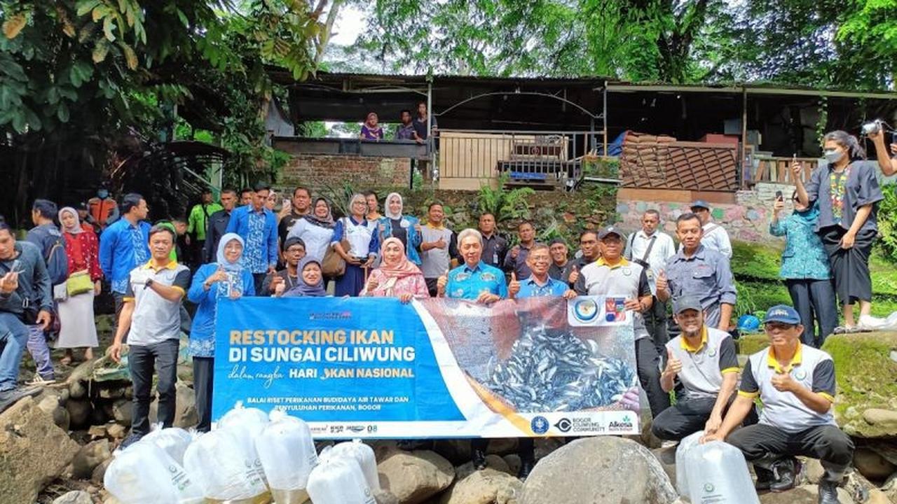 KKP Lepas 15 Ribu Benih Ikan Lokal ke Sungai Ciliwung, Jaga Populasi dan Ketahanan Pangan
