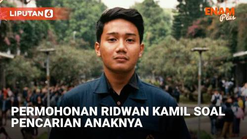 VIDEO: Anaknya Belum Ditemukan, Ini Permohonan Ridwan Kamil