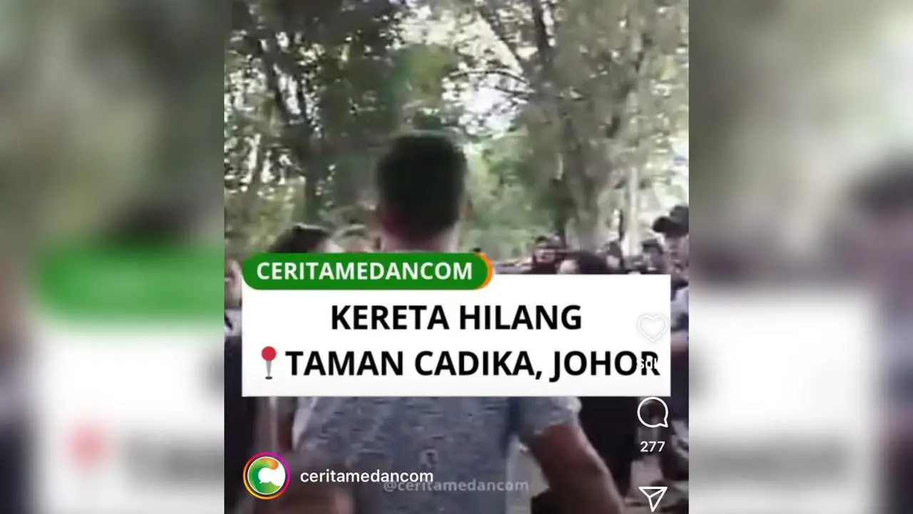 Sepeda Motor Hilang di Taman Cadika Medan