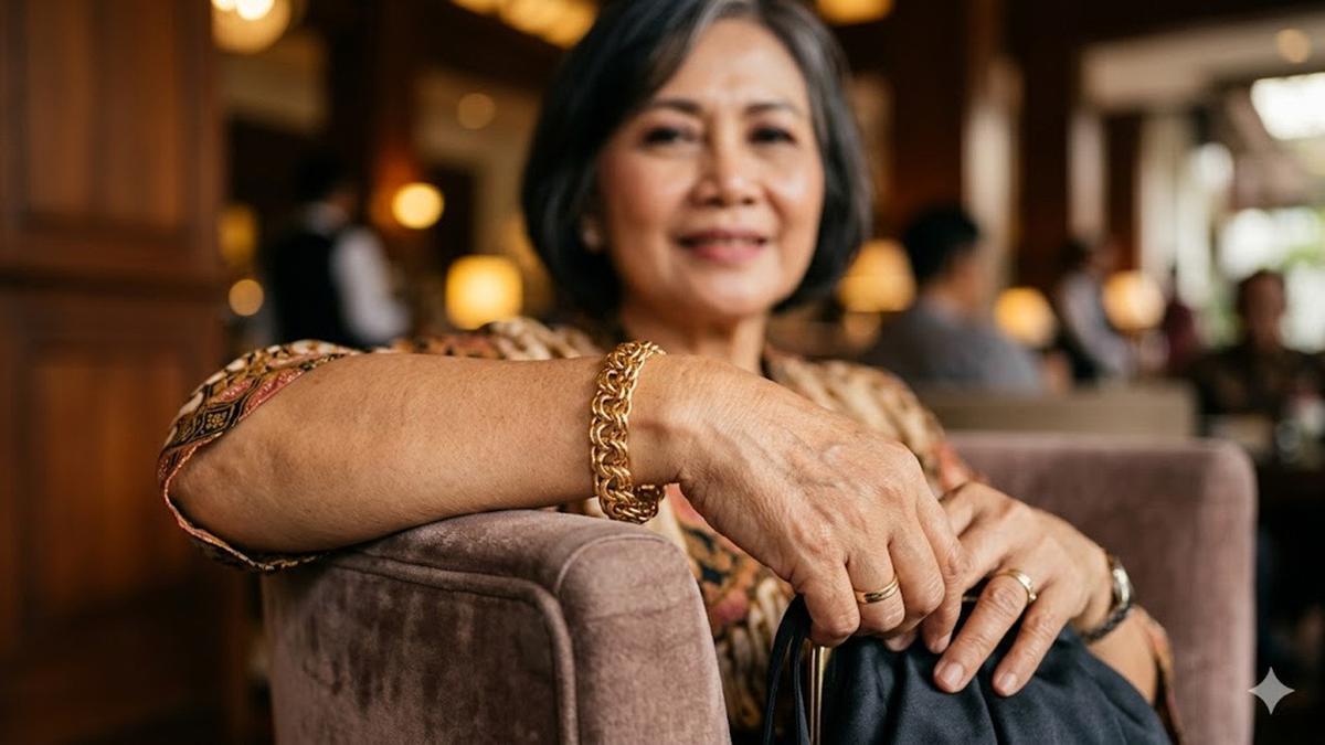 7 Model Gelang Emas Rantai untuk Usia 50 Tahun ke Atas, Elegan dan Tetap Nyaman Dipakai
