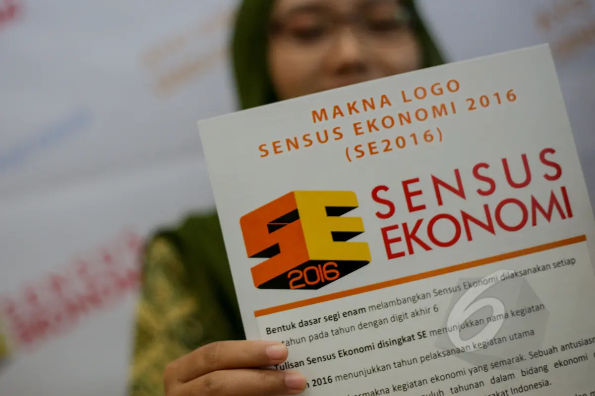 BPS Luncurkan Logo Sensus Ekonomi 2016