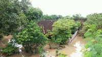 Banjir di Solo. (Liputan6.com/Reza Kuncoro)