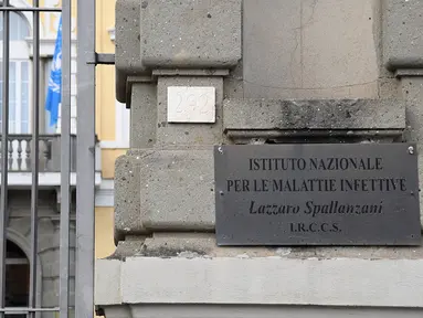 Suasana Institut Nasional Lazzaro Spallanzani untuk Penyakit Menular di Roma, Italia, Selasa (3/3/2020). Otoritas Italia mengonfirmasi sebanyak 2.263 kasus virus corona atau COVID-19 di negara tersebut. (Xinhua/Alberto Lingria)
