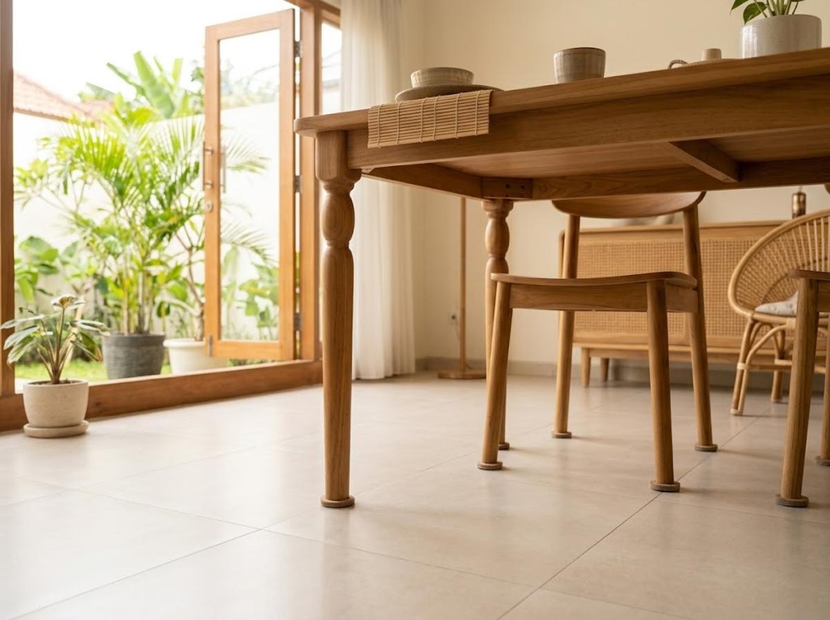 Tips membuat kaki meja tidak menggores lantai keramik
