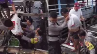 Aksi Heroik Polisi Kejar Maling hingga Terjung ke Laut