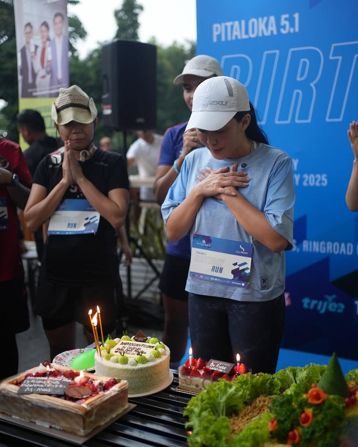 Rieke 'Oneng' Gelar Birthday Run di GBK '51 Tahun