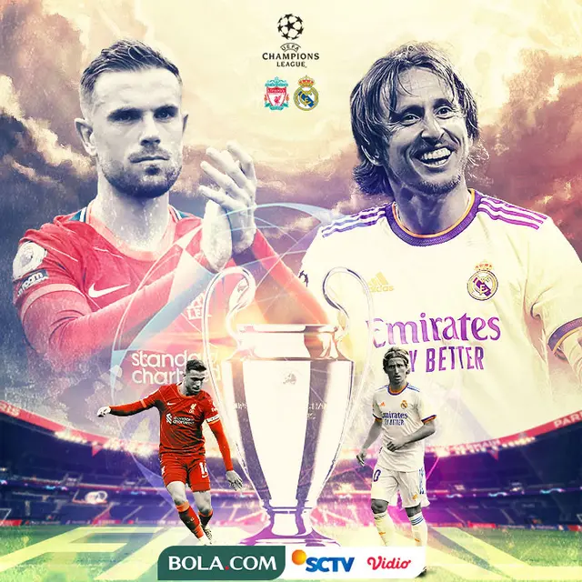 Liga Champions - Liverpool Vs Real Madrid - Jordan Henderson Vs Luka Modric